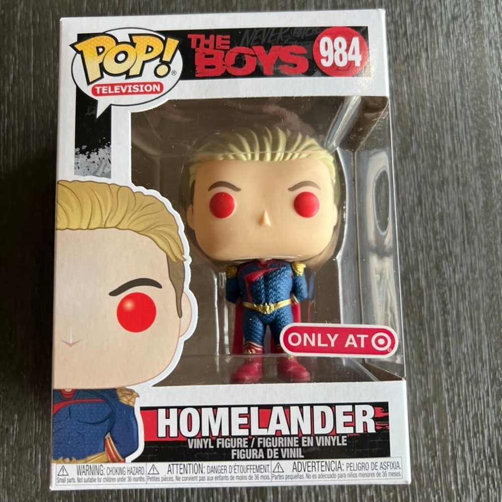 Funko Pop Television The Boys Homelander Target Exclusive Red Eyes